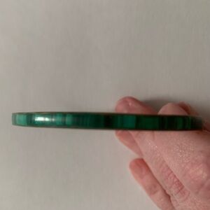 Vintage Green and Brass Bangle